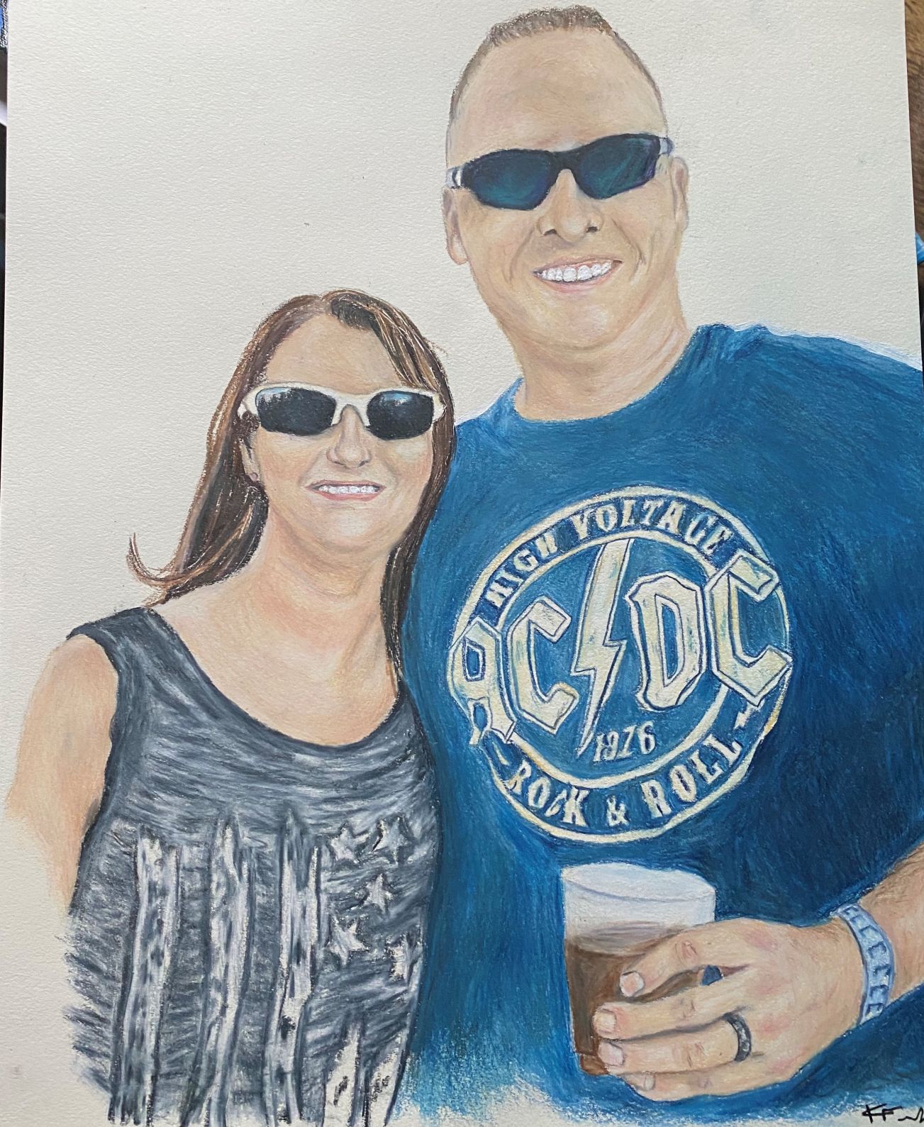 Andy Kryder drawing by Kiah